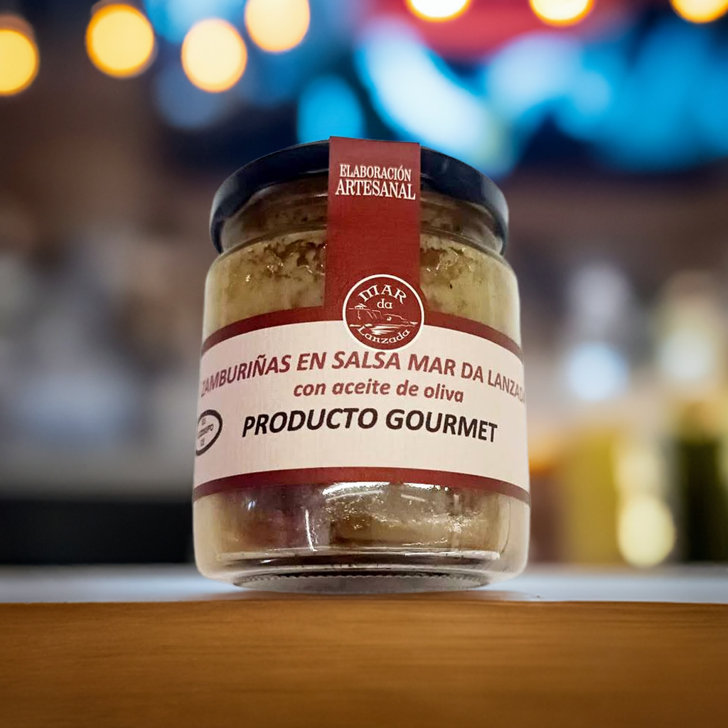 Mar da Lanzada Zamburiñas en salsa