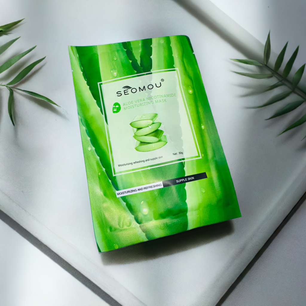 Seomou - Mascarilla Facial Hidratante Aloe Vera