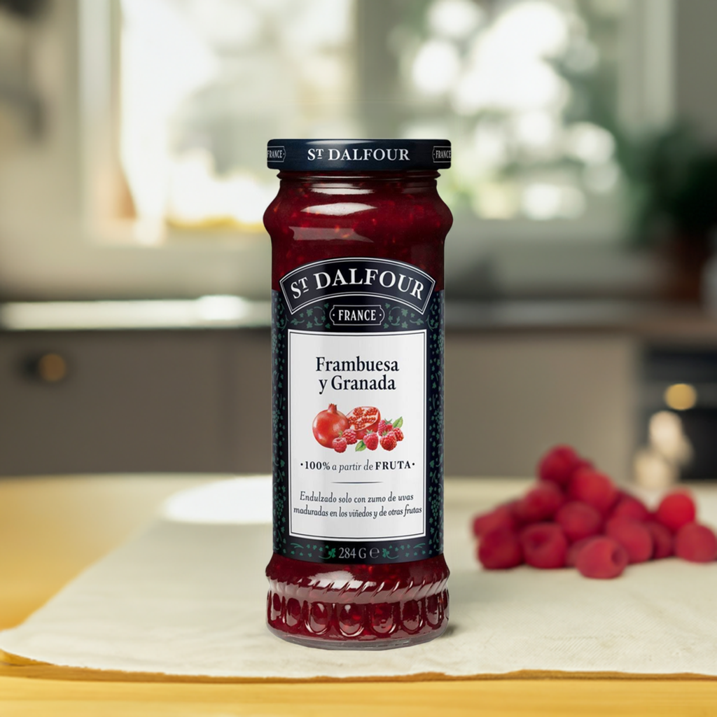 St. Dalfour - Mermelada de frambuesa y granada